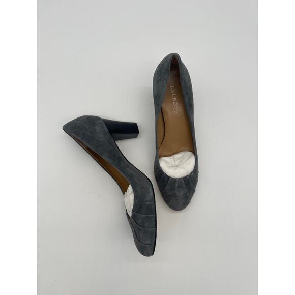 Talbots New Grey Suede Heels (SB#8) - Picture 11 of 14